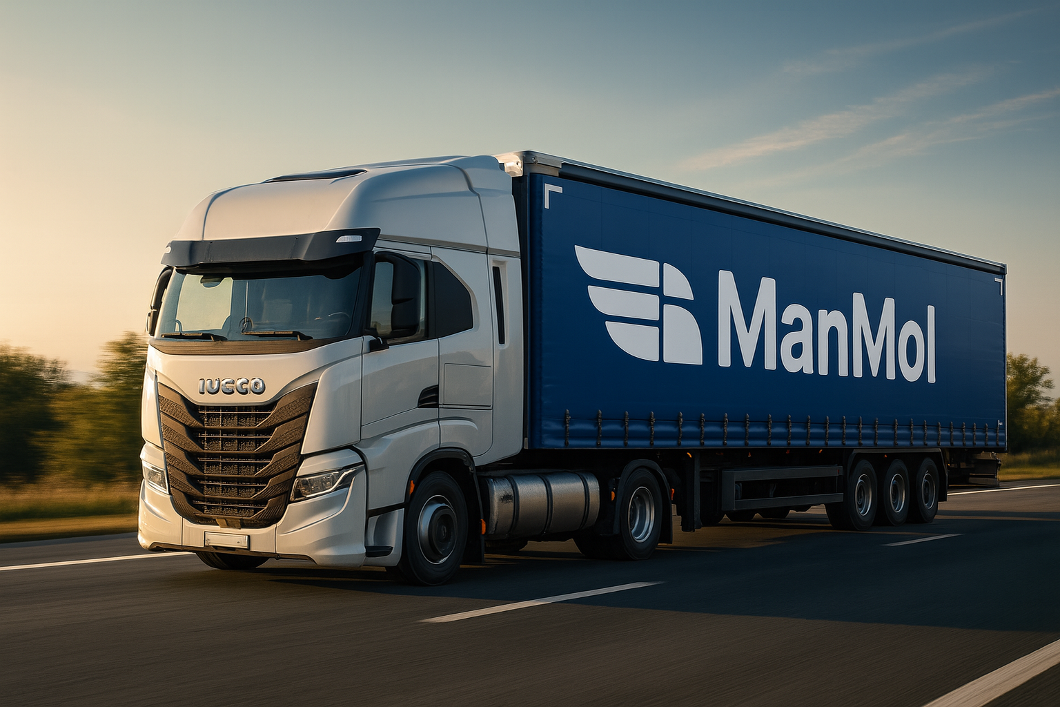 Camión ManMol IVECO en carretera - Servicios logísticos profesionales